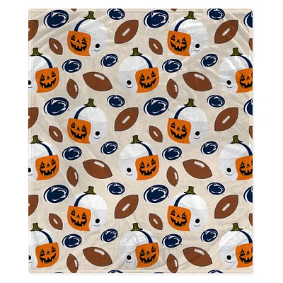 Penn State Nittany Lions 152,4 x 177,8 cm Citrouille Casque Corral Couverture polaire