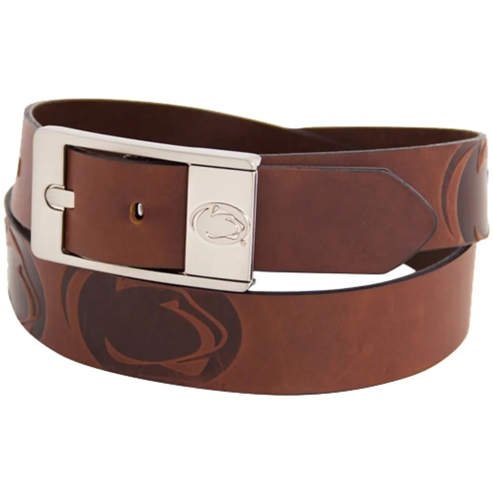 Penn State Nittany Lions Brandish Leather Belt - Brown