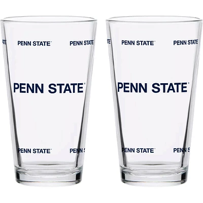 Penn State Nittany Lions Two-Pack Knockout 16oz. Pint Glass Set