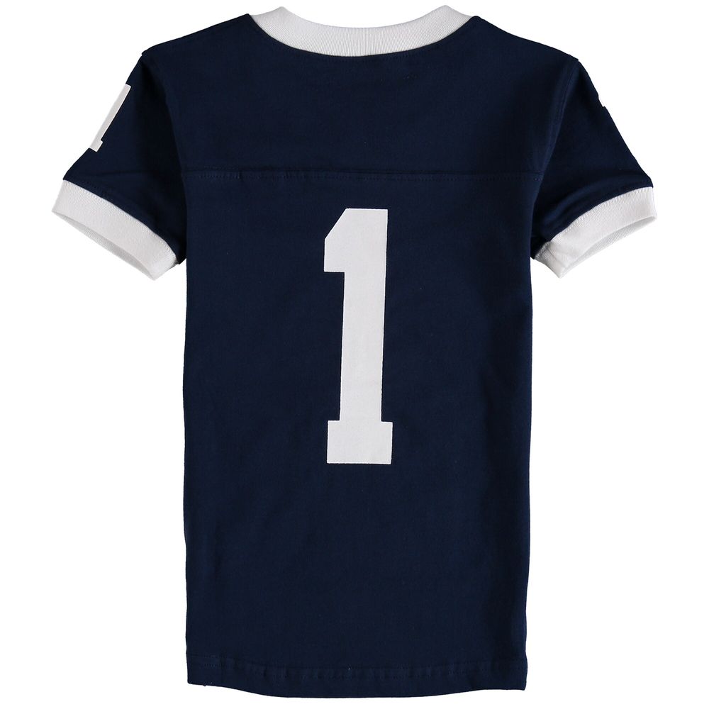 Preschool Wes & Willy Navy Penn State Nittany Lions Football Pajama Set