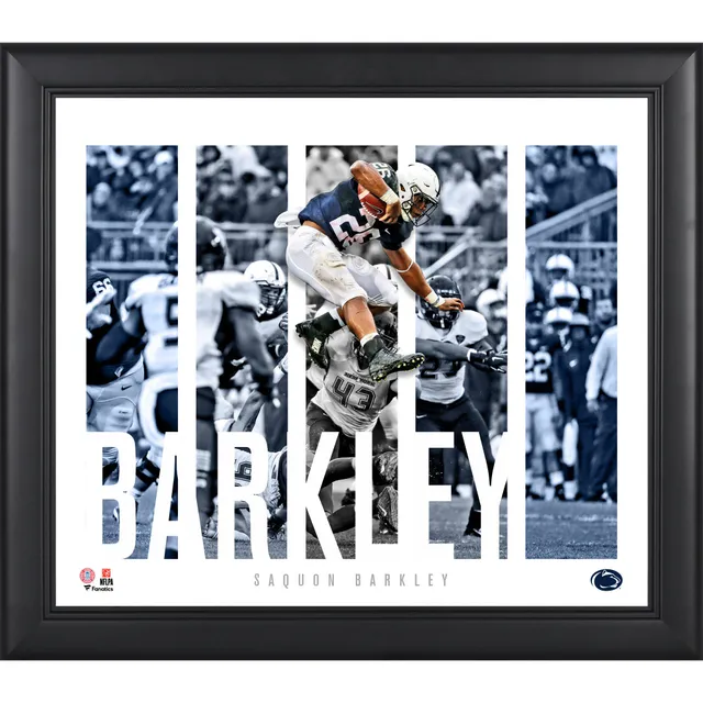 Saquon Barkley New York Giants Framed 15'' x 17'' Player Panel Collage