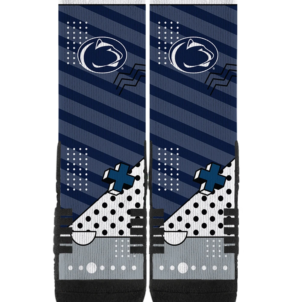 Chaussettes mi-mollet Strideline Penn State Nittany Lions Geo Block