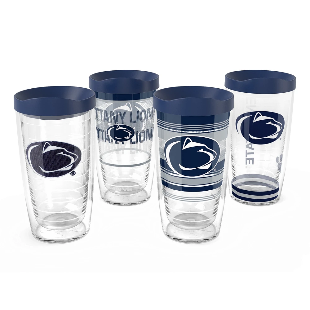 Tervis Penn State Nittany Lions paquet de quatre 16oz. Ensemble de gobelets classiques