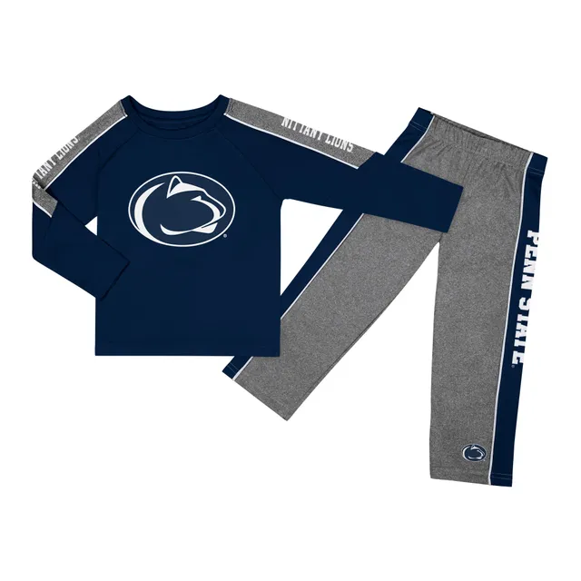 Outerstuff Preschool Navy/Gray Penn State Nittany Lions Red Zone Jersey & Pants Set