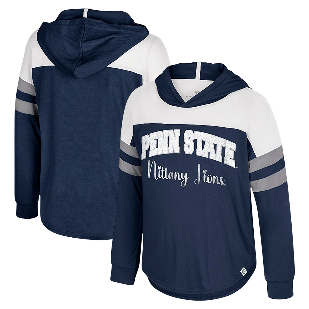 Toddler Colosseum Navy Penn State Nittany Lions Reflection Hoodie Long Sleeve T-Shirt