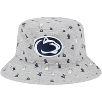 Chapeau bob New Era Penn State Nittany Lions Critter gris chiné pour tout-petit