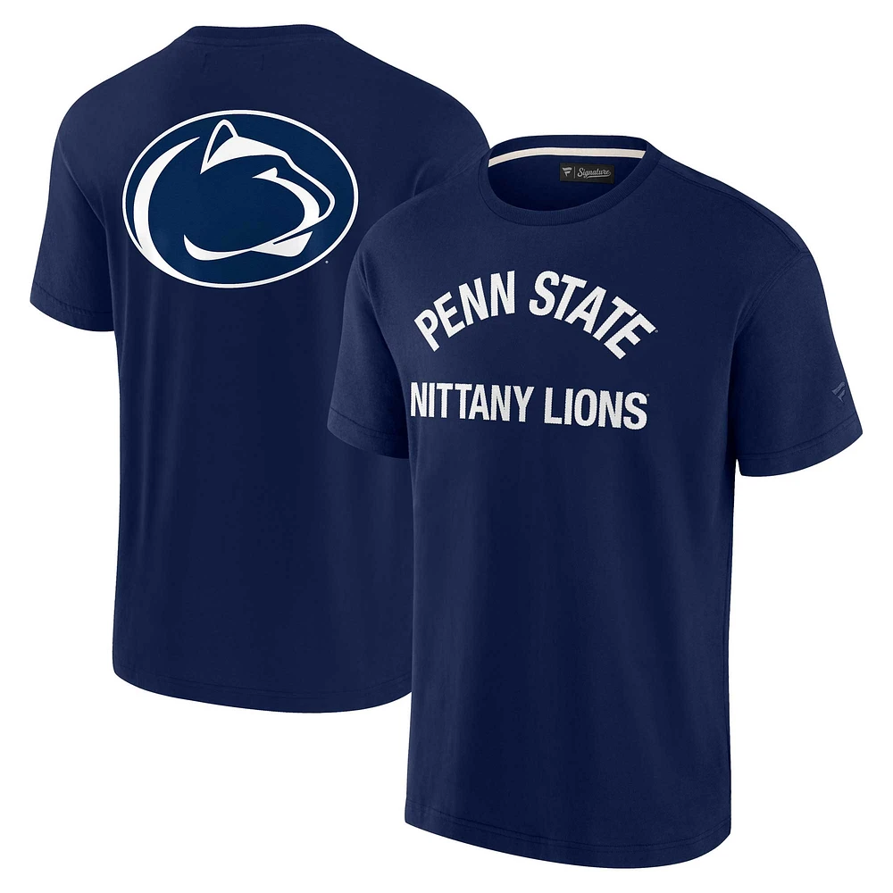 T-shirt unisexe Fanatics Navy Penn State Nittany Lions Elements super doux à manches courtes