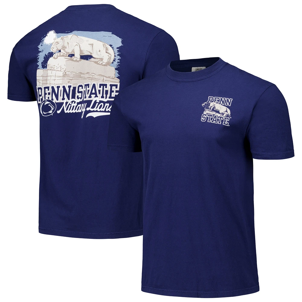 T-shirt unisexe bleu marine Penn State Nittany Lions Hyper Local Lion Shrine Sketch