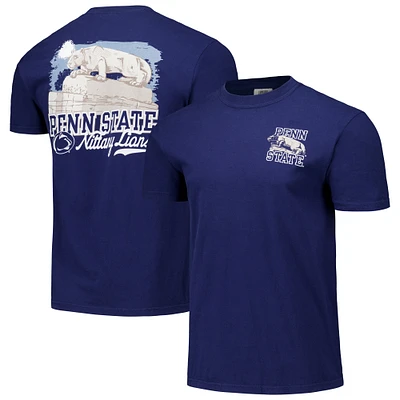 T-shirt unisexe bleu marine Penn State Nittany Lions Hyper Local Lion Shrine Sketch