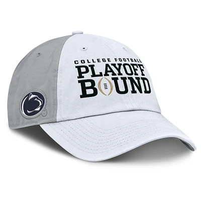 Casquette ajustable unisexe Nike Penn State Nittany Lions 2024 College Football Playoff Club blanc/gris