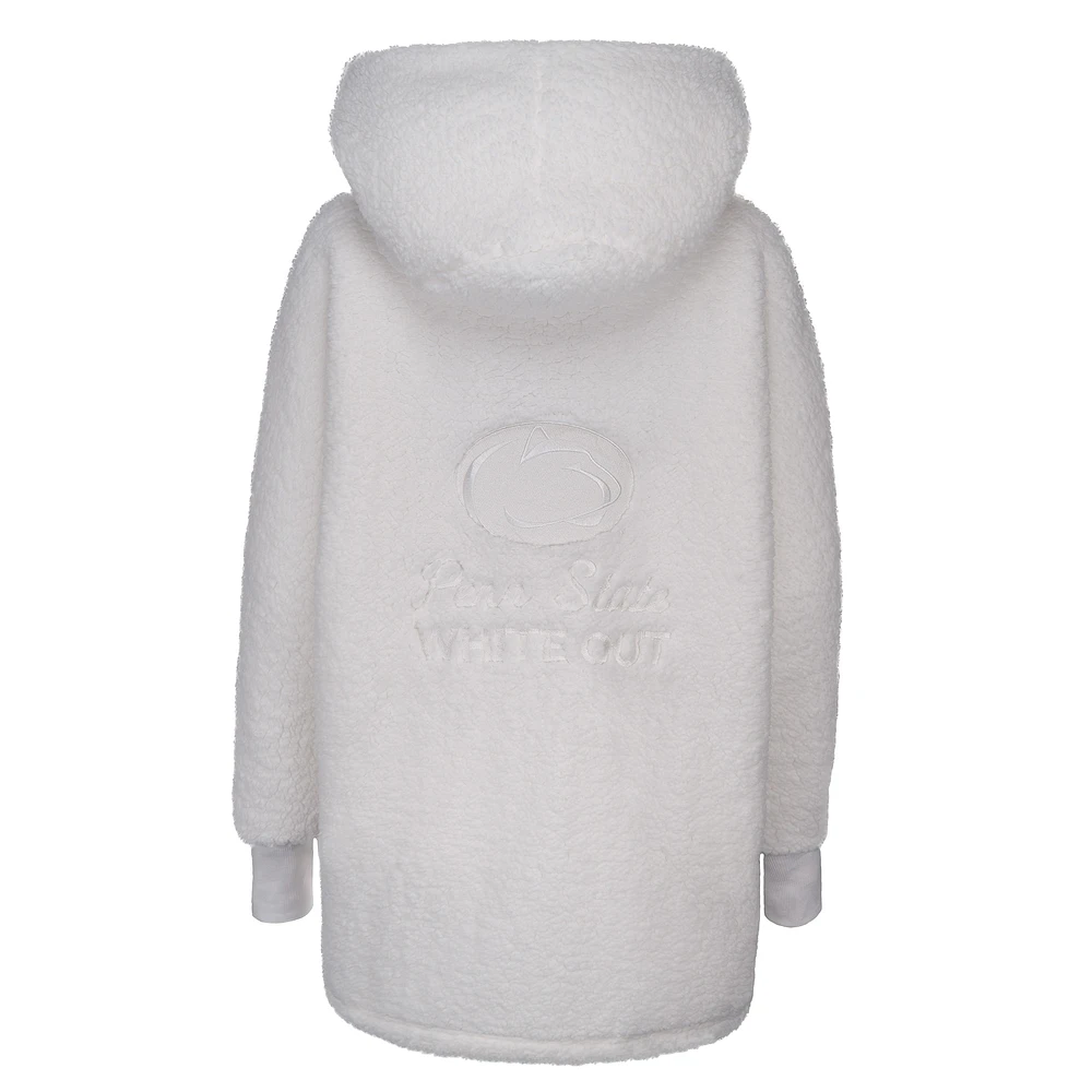 Unisex the Best Lounger World by Jill Martin White Penn State Nittany Lions Limited Edition White-Out Hooded