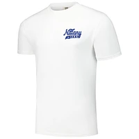 T-shirt unisexe blanc avec casque Penn State Nittany Lions Hyper Local Stadium Gates