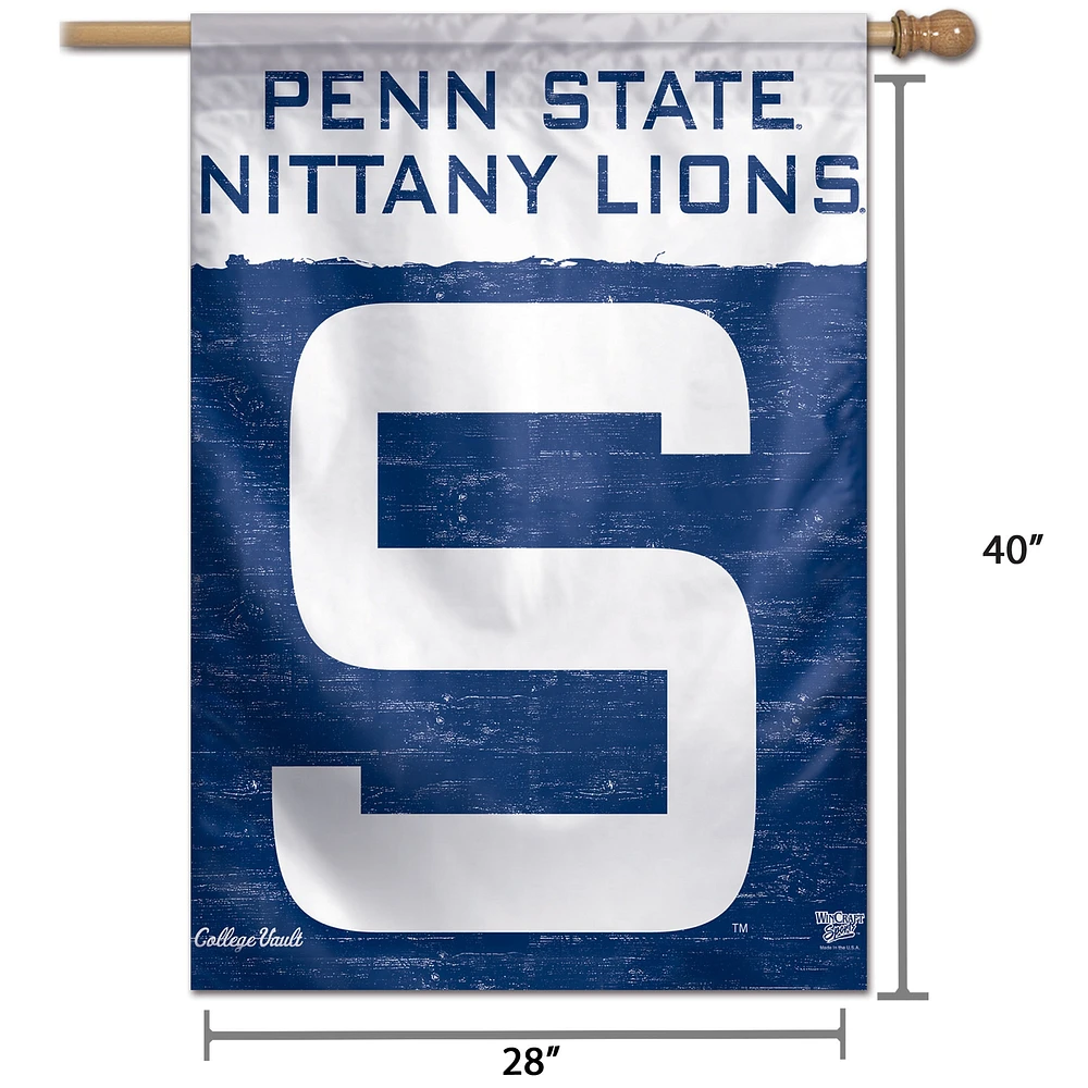 WinCraft Penn State Nittany Lions Bannière verticale simple face College Vault 71 x 101,6 cm