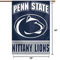 WinCraft Penn State Nittany Lions Bannière verticale simple face avec nom complet 71 x 101,6 cm