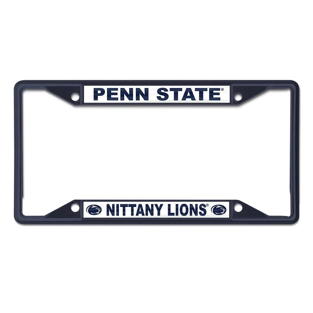 Cadre de plaque d'immatriculation WinCraft Penn State Nittany Lions chromé