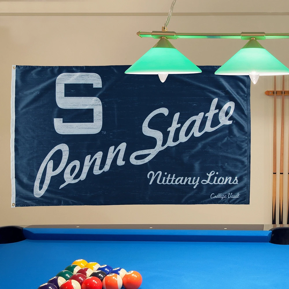 WinCraft Penn State Nittany Lions College Vault Logo Deluxe Drapeau simple face 3 pi x 5 pi