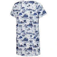 T-shirt à col en V Blake pour femme, blanc, des Nittany Lions de Penn State, Smith & Quinn