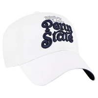 Women's '47 White Penn State Nittany Lions Pensacola Clean Up Adjustable Hat