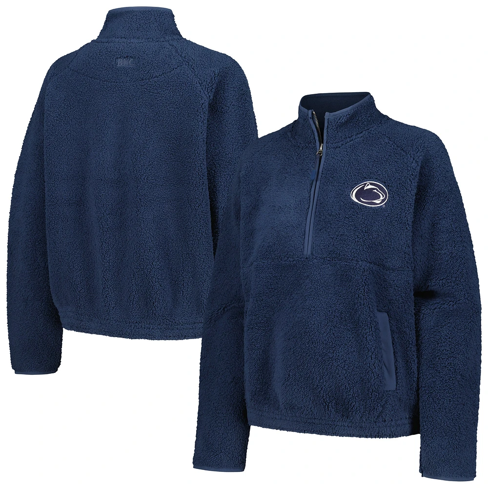 Sweat-shirt bleu à demi-zip Penn State Nittany Lions Everest pour femme