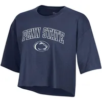 T-shirt court pour femme Champion bleu marine Penn State Nittany Lions