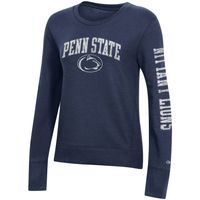 Women's Champion Navy Penn State Nittany Lions University 2.0 Fleece Sweatshirt