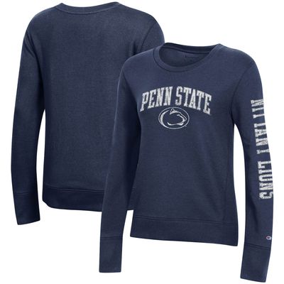 Women's Champion Navy Penn State Nittany Lions University 2.0 Fleece Sweatshirt