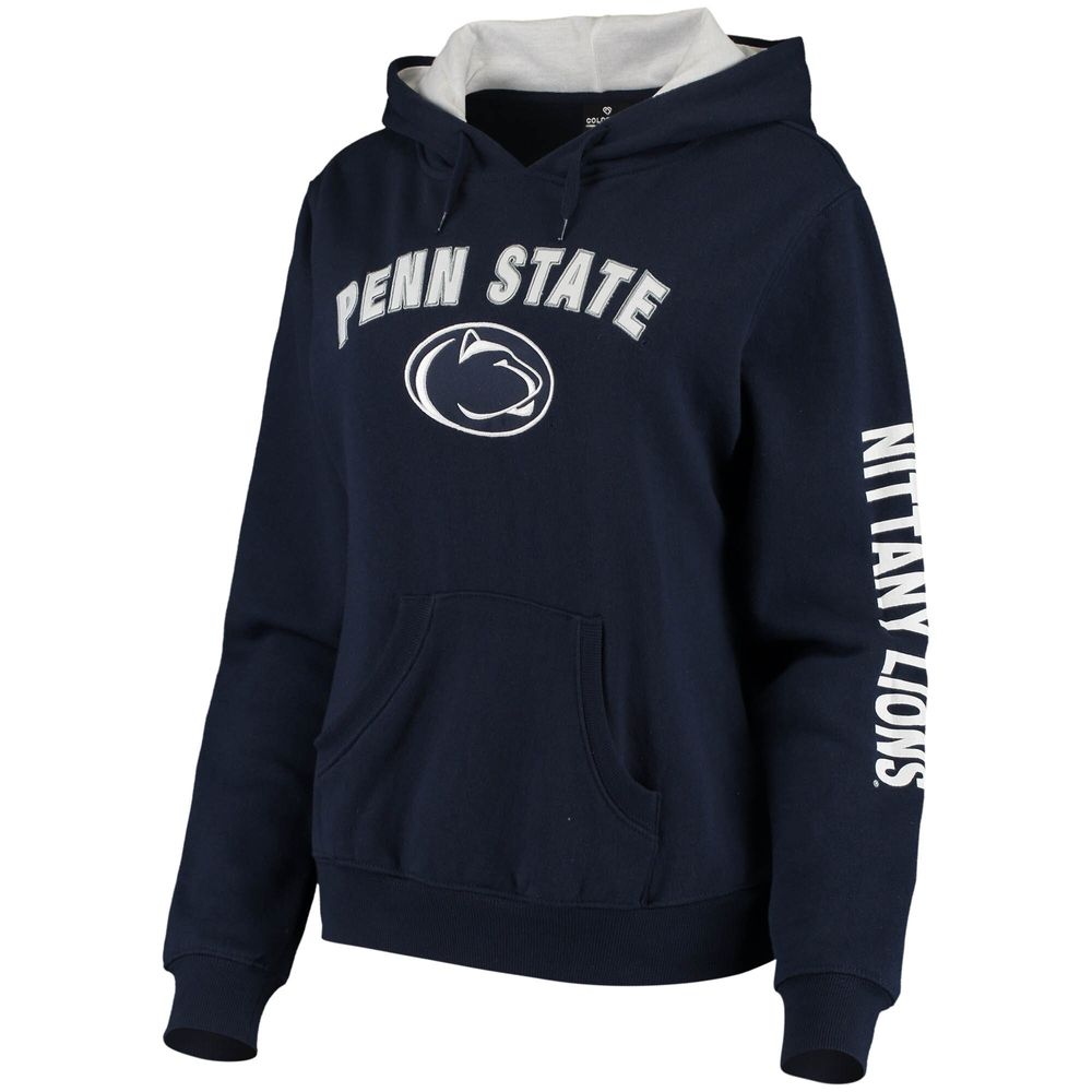 Women's Colosseum Navy Penn State Nittany Lions Loud and Proud Pullover Hoodie