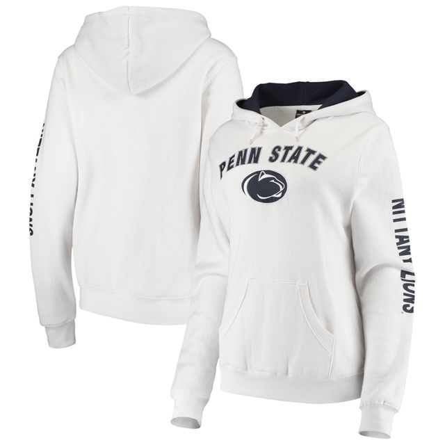 Sweat à capuche Colosseum White Penn State Nittany Lions Loud and Proud pour femme