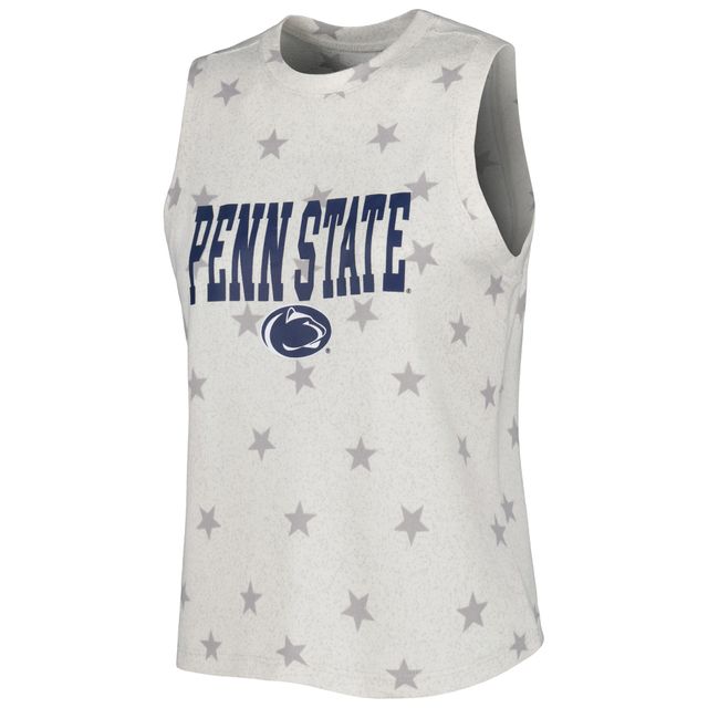 Women's Concepts Sport Crème Penn State Nittany Lions Agenda Stars Débardeur et short Ensemble de nuit