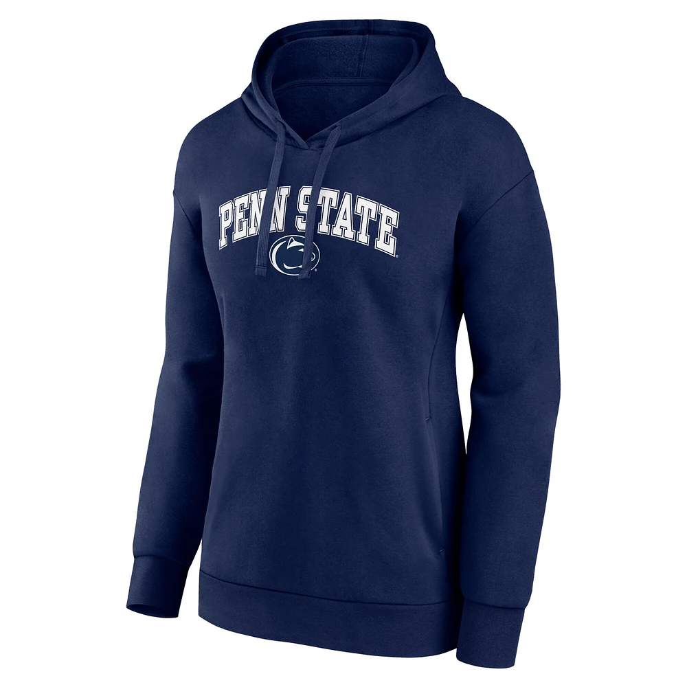 Women's Fanatics Navy Penn State Nittany Lions Campus Pullover Hoodie