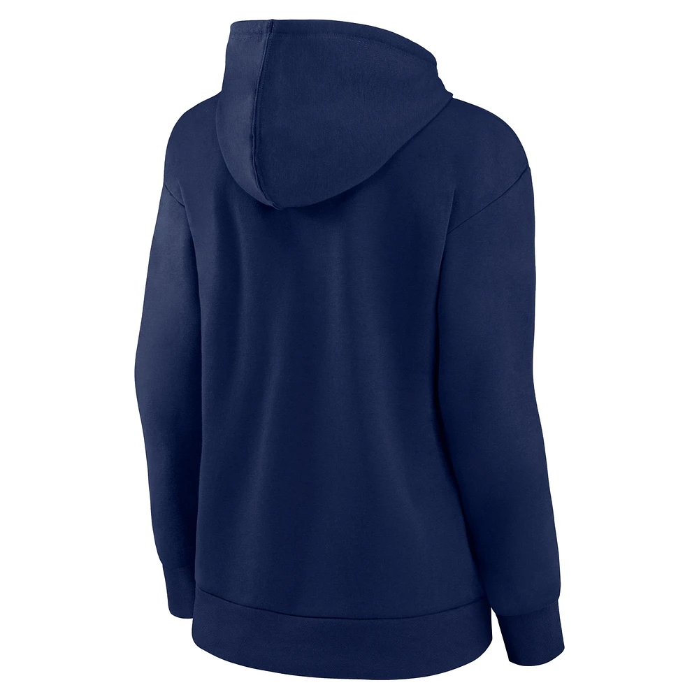 Women's Fanatics Navy Penn State Nittany Lions Campus Pullover Hoodie