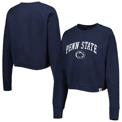 Penn State Nittany Lions League Collegiate Wear Women's Classic Campus Corded Timber Sweatshirt - Navy