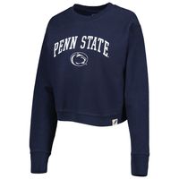 Women's League Collegiate Wear Navy Penn State Nittany Lions Classic Campus Corded Timber Sweatshirt