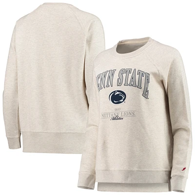 Women's League Collegiate Wear Oatmeal Penn State Nittany Lions Academy Sweat-shirt à capuche