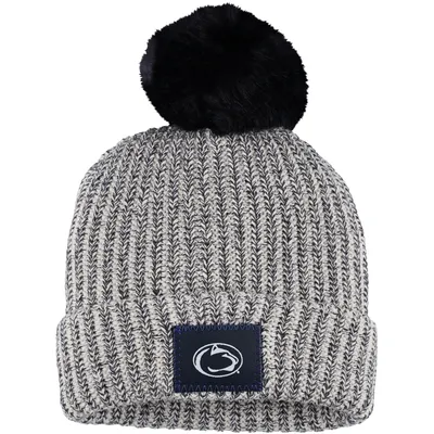Penn State Nittany Lions Love Your Melon Women's Cuffed Knit Hat with Pom - Gray