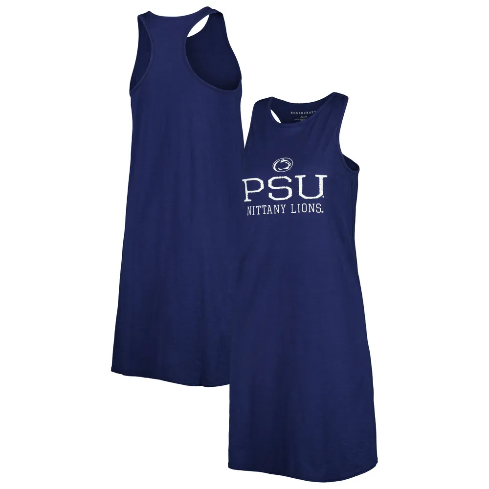 Women's Touch Navy Penn State Nittany Lions Cascade T-Shirt Dress