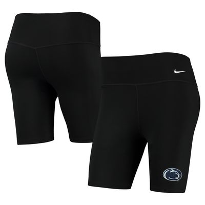 Women's Nike Black Penn State Nittany Lions Biker Performance Shorts