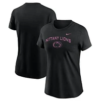 Women's Nike  Black Penn State Nittany Lions Throwback T-Shirt