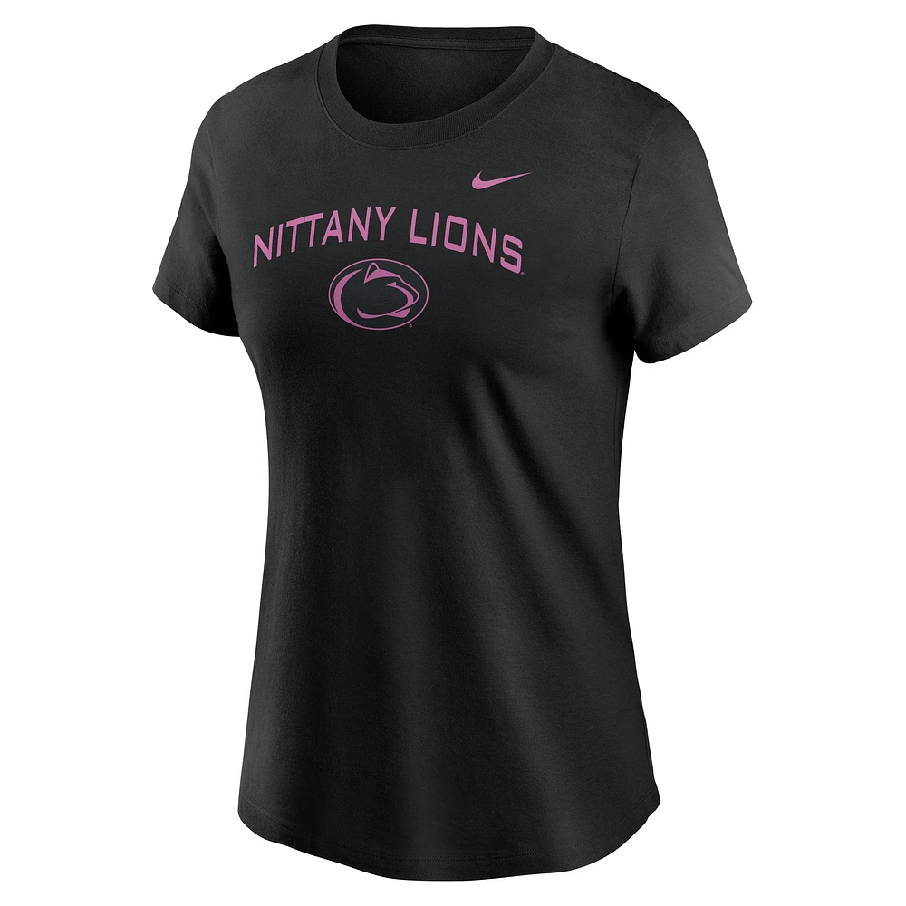 T-shirt en coton rétro Nike Penn State NCAA pour femme V110625 PennSt TEELADRIB NKAF-00A-PSN-G60