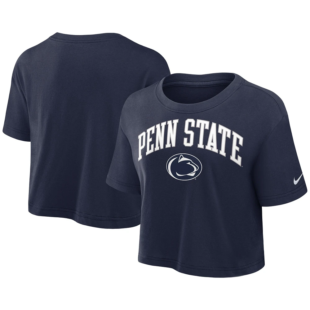 T-shirt court Nike bleu marine Penn State Nittany Lions Athletic Prep Arch Performance pour femme