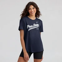 T-shirt Nike bleu marine Penn State Nittany Lions Local Script pour femme