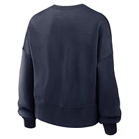 Women's Nike Navy Penn State Nittany Lions Oversized Essential Pullover Sweatshirt