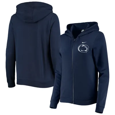 Penn State Nittany Lions Nike Women's Varsity Fleece Full-Zip Hoodie - Navy
