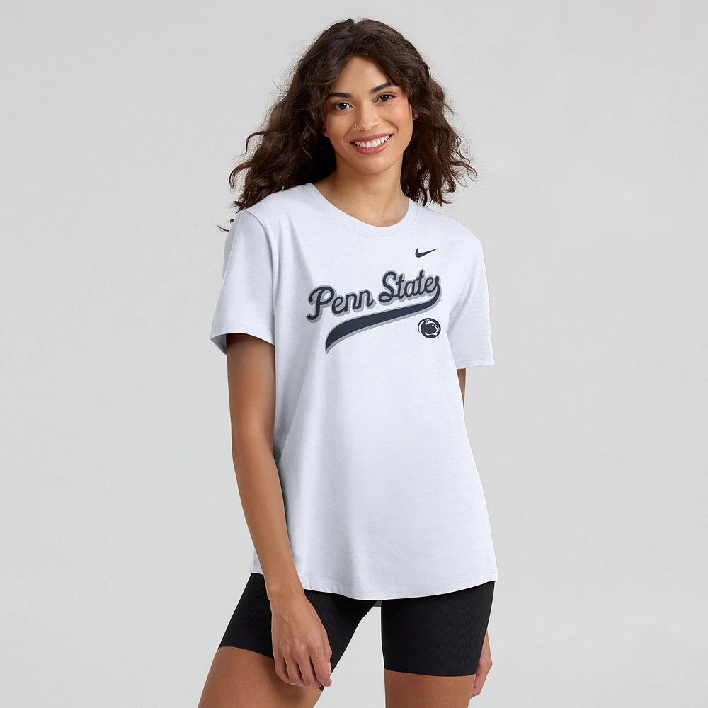 Women's Nike White Penn State Nittany Lions Local Script T-Shirt