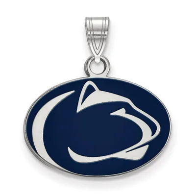 Penn State Nittany Lions Women's Sterling Silver Small Enamel Pendant