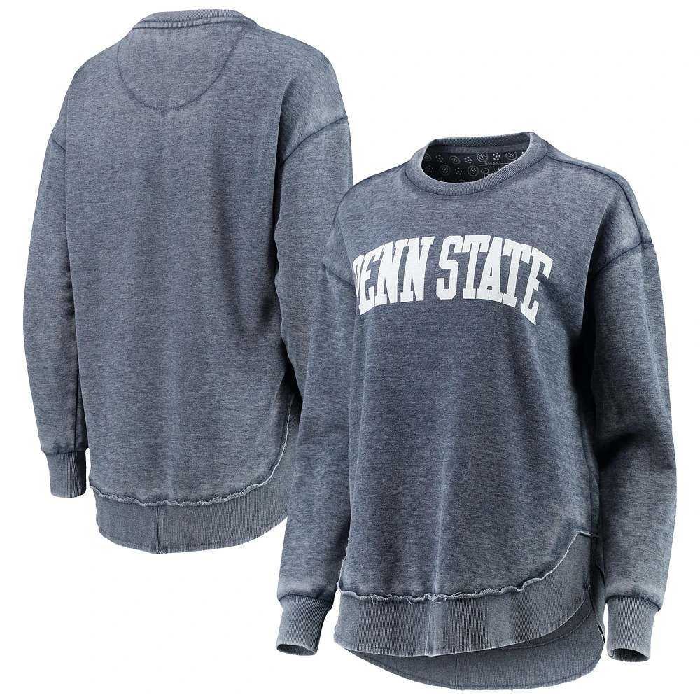 Sweat-shirt Pressbox bleu marine chiné Penn State Nittany Lions pour femme