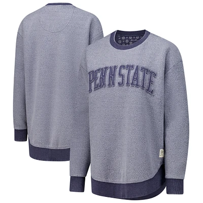 Sweat-shirt Pressbox Penn State Nittany Lions Ponchoville bleu marine pour femme