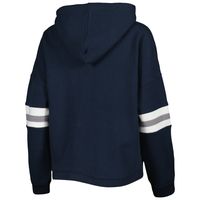 Women's Pressbox Navy Penn State Nittany Lions Super Pennant Pullover Hoodie