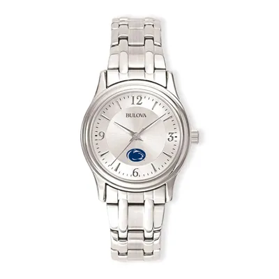 Penn State Nittany Lions Women's Stainless Steel Quartz Watch - Silver