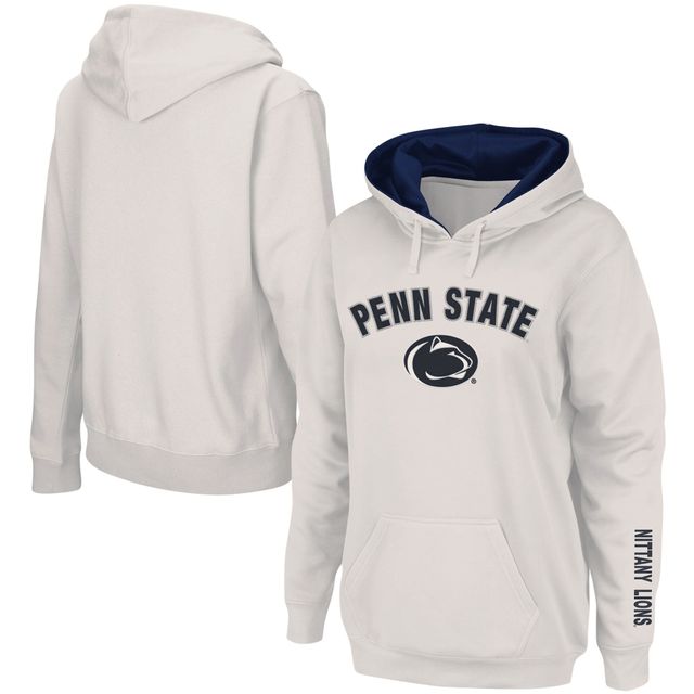 Sweat à capuche Penn State Nittany Lions Arch & Logo 1 blanc pour femme